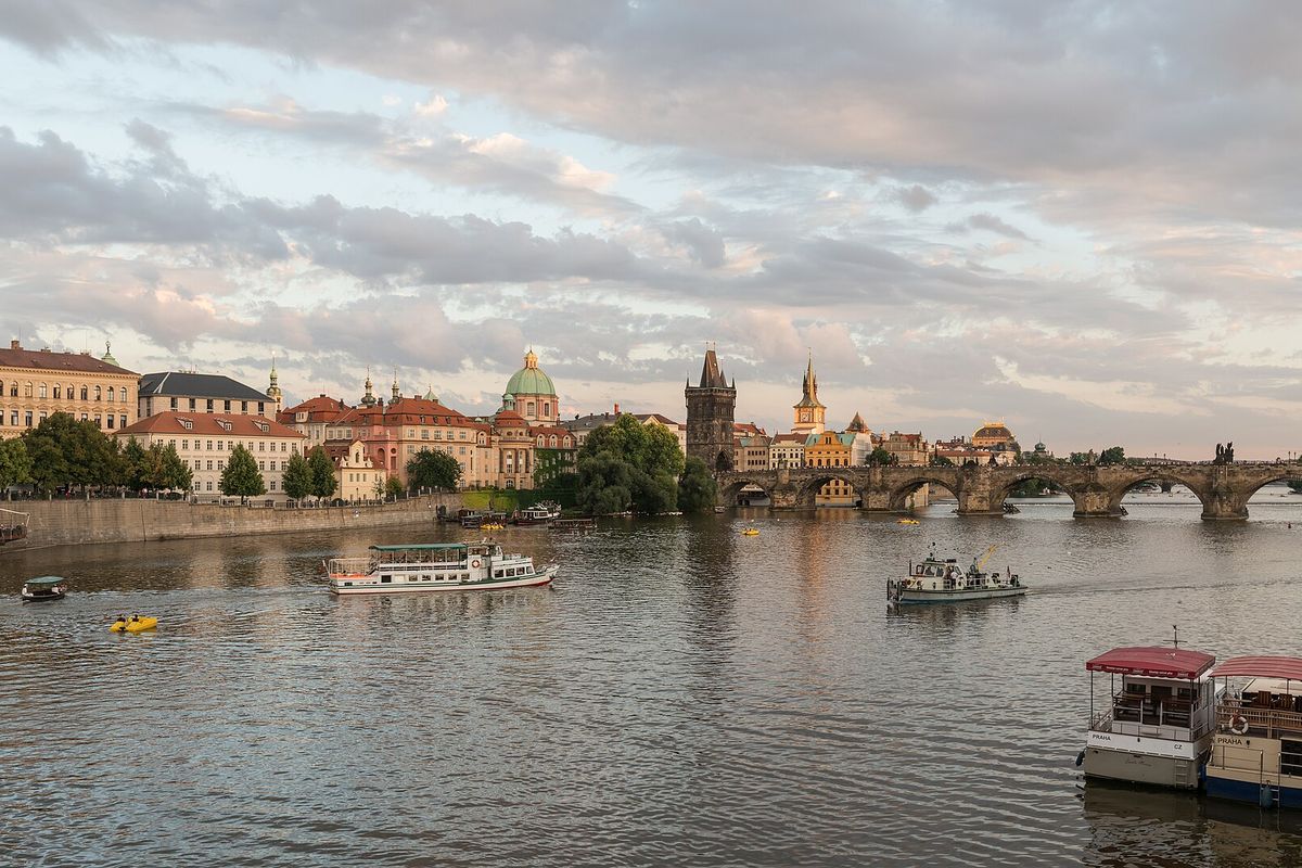 Landmark view of Prague