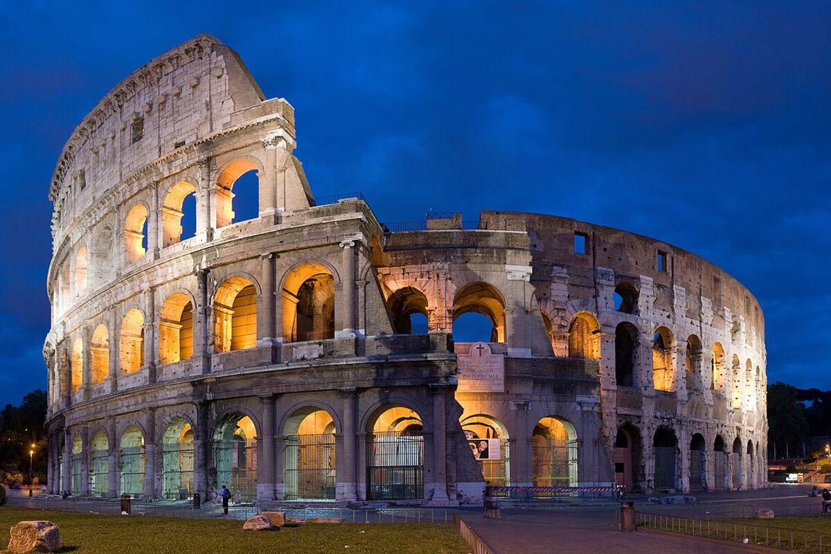 Landmark view of Rome