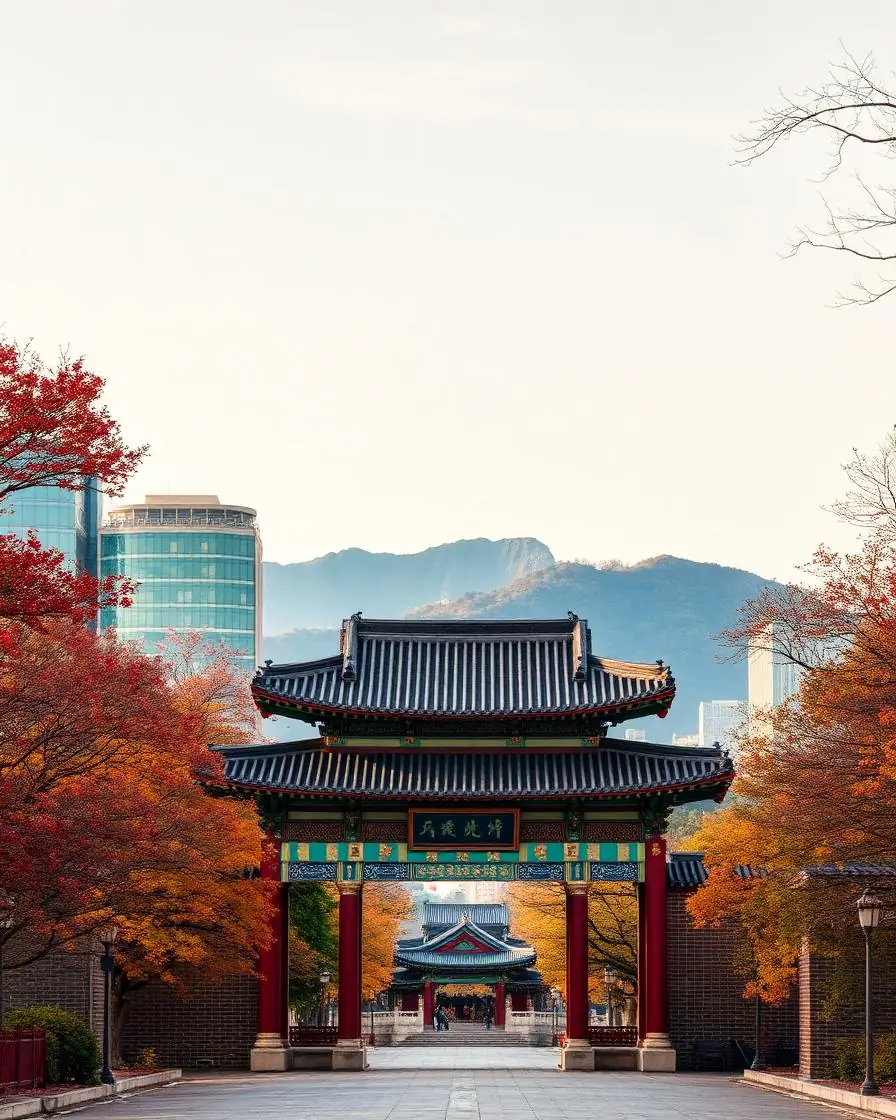 Landmark view of Seoul